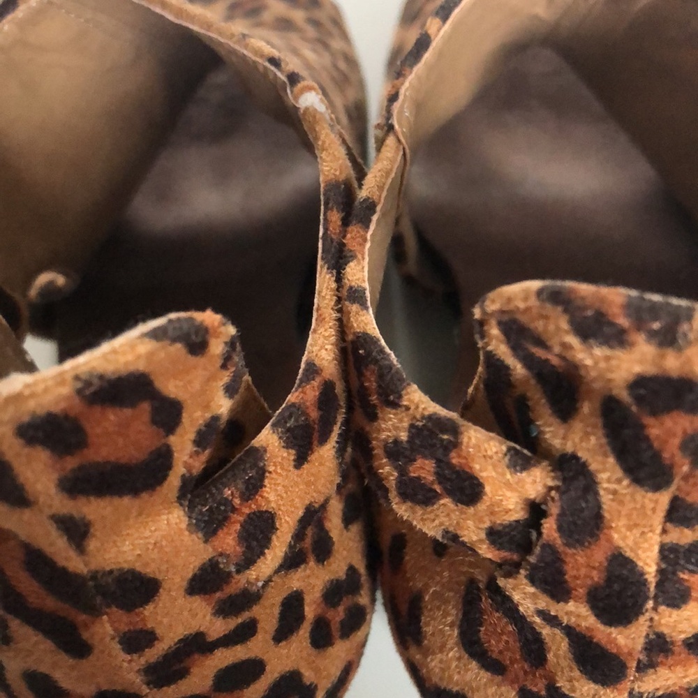 Leopard Print Wedges - image 7